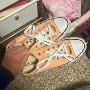 Orange converse